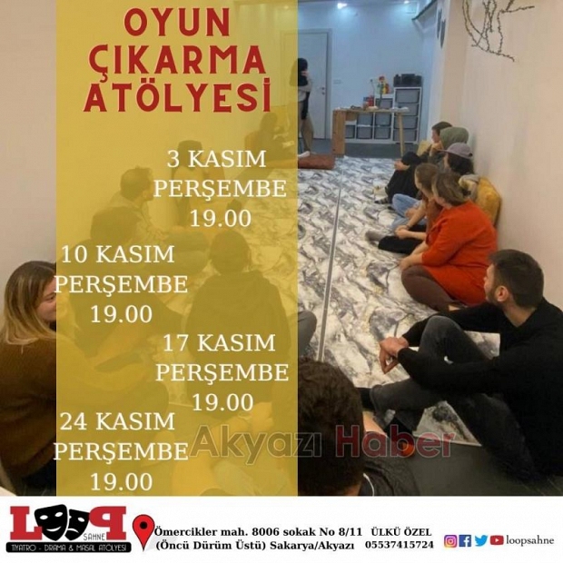 Akyazı'nın İlk Sanat ve Çocuk Etkinlik Atölyesi