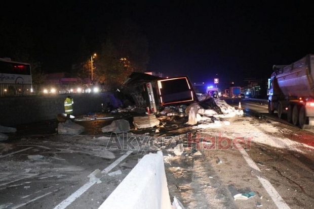 D-650 savaş alanına döndü: 1 ölü, 1 yaralı