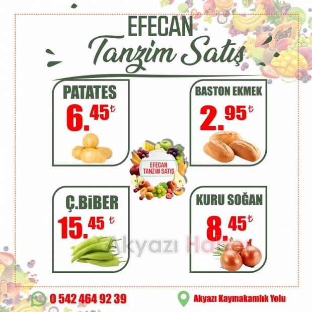 Efecan Tanzim İle Her Mevsim, Tazeliği Keşfedin