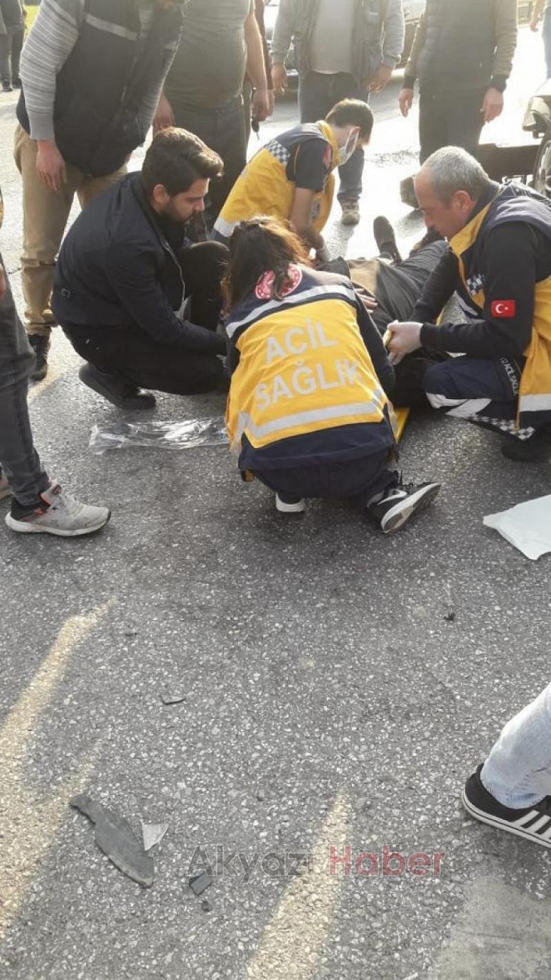 Akyazılı sürücü ölümden döndü