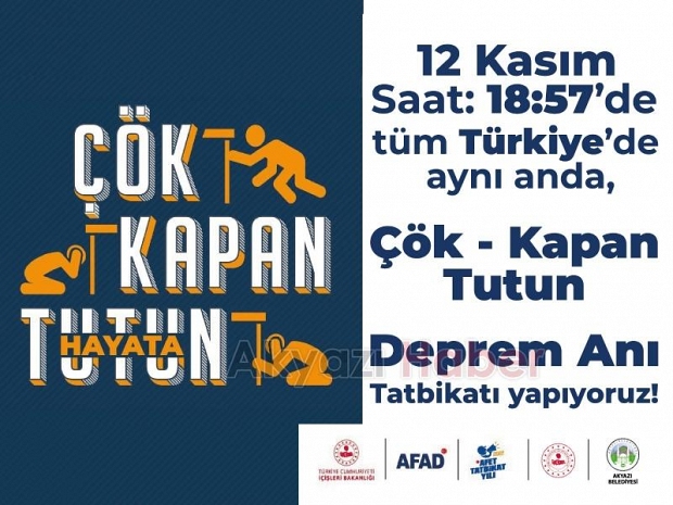 Depremin yıldönümünde tatbikat yapılacak