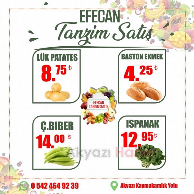 Efecan Tanzim Satış'ta yüzde yüz lezzet