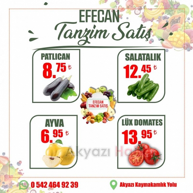 Efecan Tanzim Satış'ta yüzde yüz lezzet