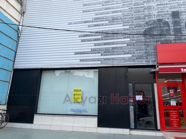 İlçe merkezinde kiralık dükkan