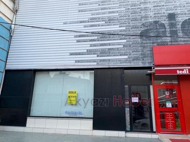 İlçe merkezinde kiralık dükkan