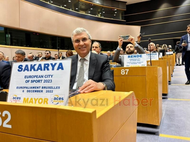 Tarihi gün: Sakarya 2023 Avrupa Spor Şehri oldu