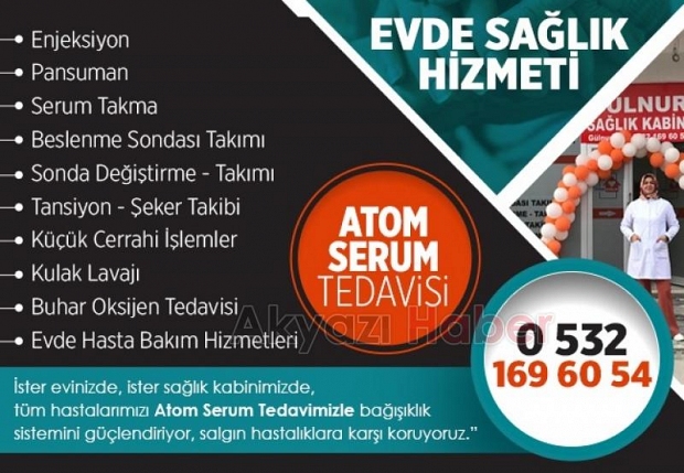 Özel Gülnur Sağlık Kabini hizmetinizde