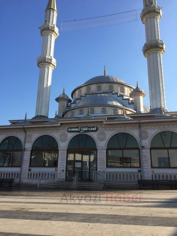 Kubbeli Yeni Camii'nde kış bakımı yapıldı