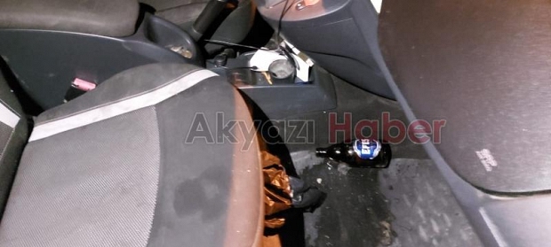 Yılbaşı gecesi alkolü fazla kaçırıp kaza yaptı
