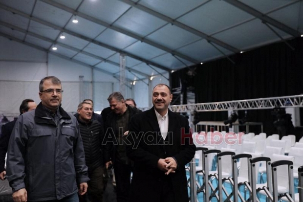 Vali Kaldırım'dan Erdoğan'ın ziyareti öncesi fabrikada inceleme