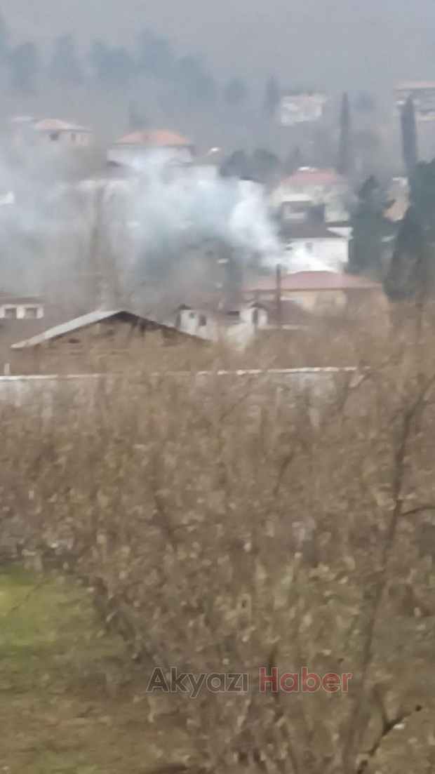 Cami lojmanında baca yangını korkuttu