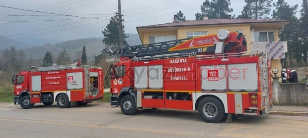 Cami lojmanında baca yangını korkuttu