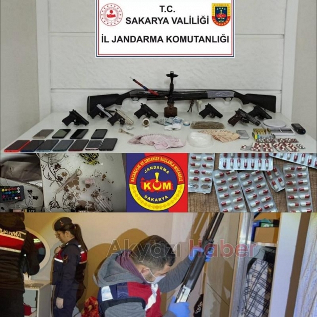 Akyazı ve Sapanca'da torbacılara dev operasyon