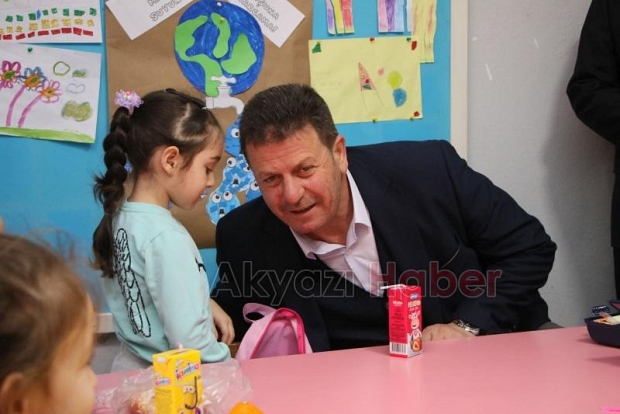 Milli Eğiitim Müdürü ve Başkan Soykan'dan okullara ziyaret