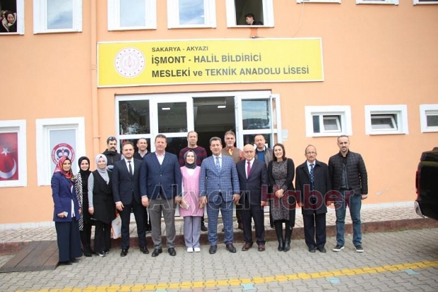 Milli Eğiitim Müdürü ve Başkan Soykan'dan okullara ziyaret