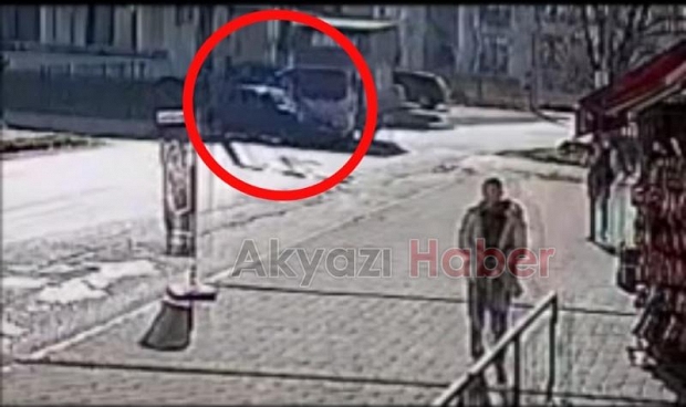 Kaza anı kamerada
