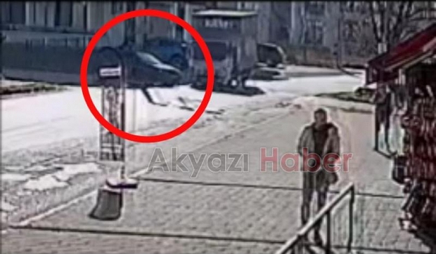 Kaza anı kamerada