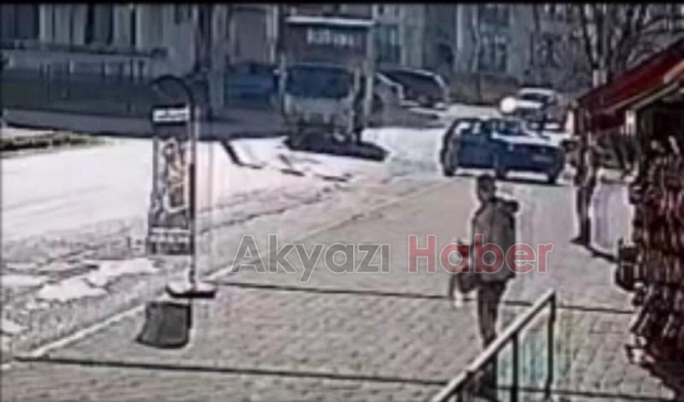 Kaza anı kamerada