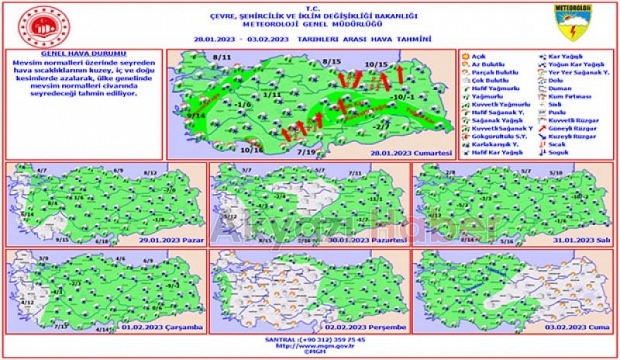 Sakarya'ya yılın ilk karı geliyor