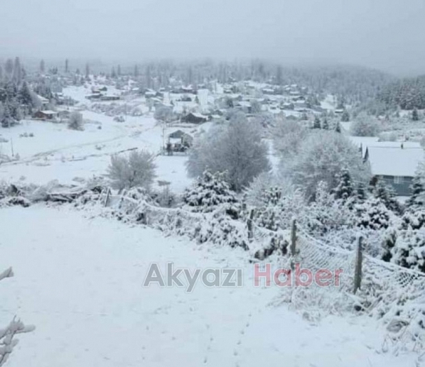 Şehirden kar fotoğrafları