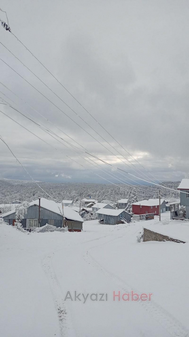 Yanık Yaylası'ndan kar fotoğrafları