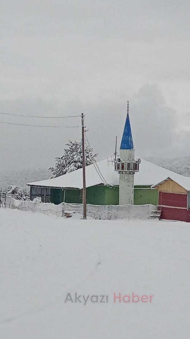 Yanık Yaylası'ndan kar fotoğrafları