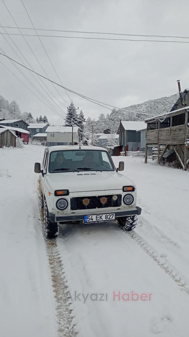 Yanık Yaylası'ndan kar fotoğrafları