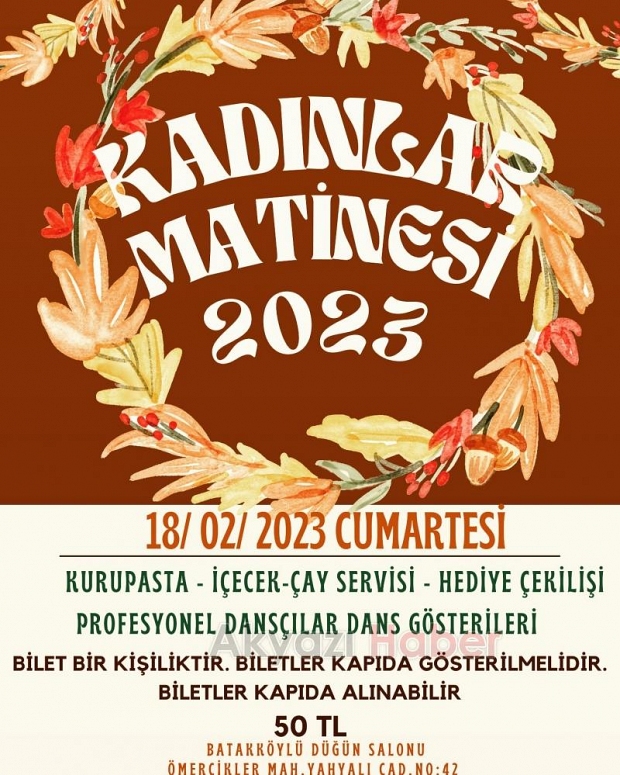 2023'ün ilk kadınlar matinesinde profesyonel dansçılar