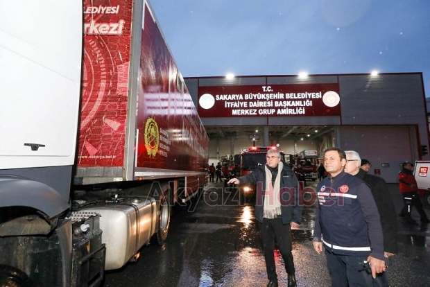Başkan Yüce seferberlik çağrısı yaparak ekipleri yola çıkardı