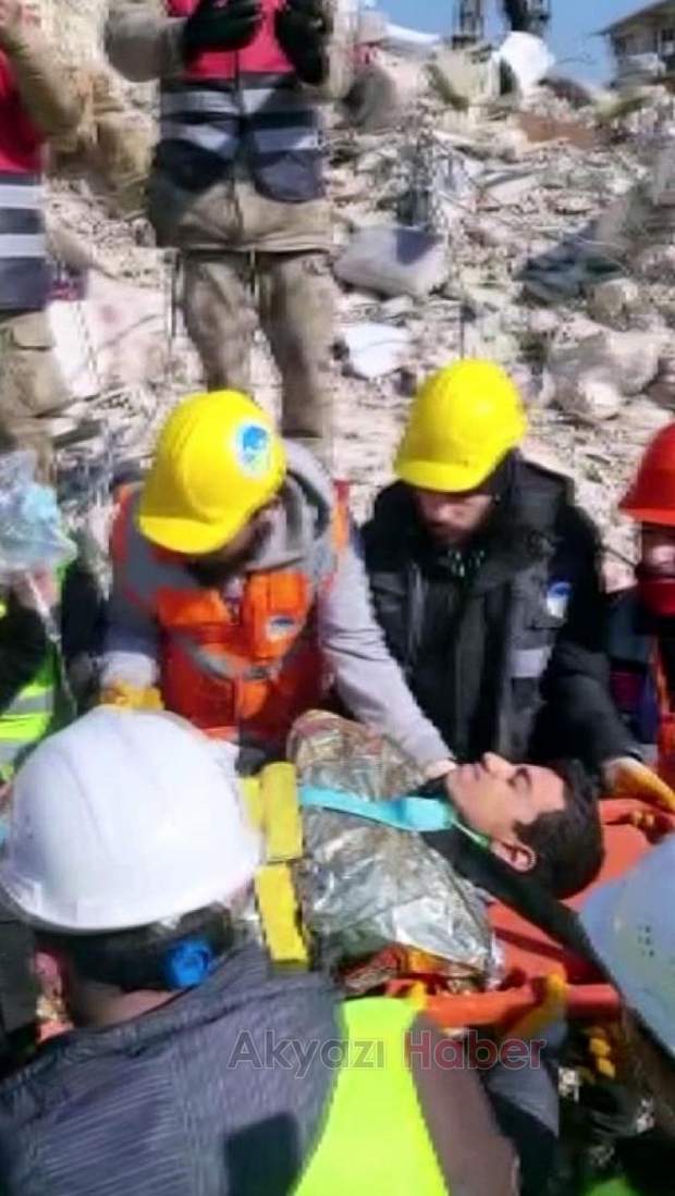 Sakarya itfaiyesi Ahmet Arda'yı sağ kurtardı