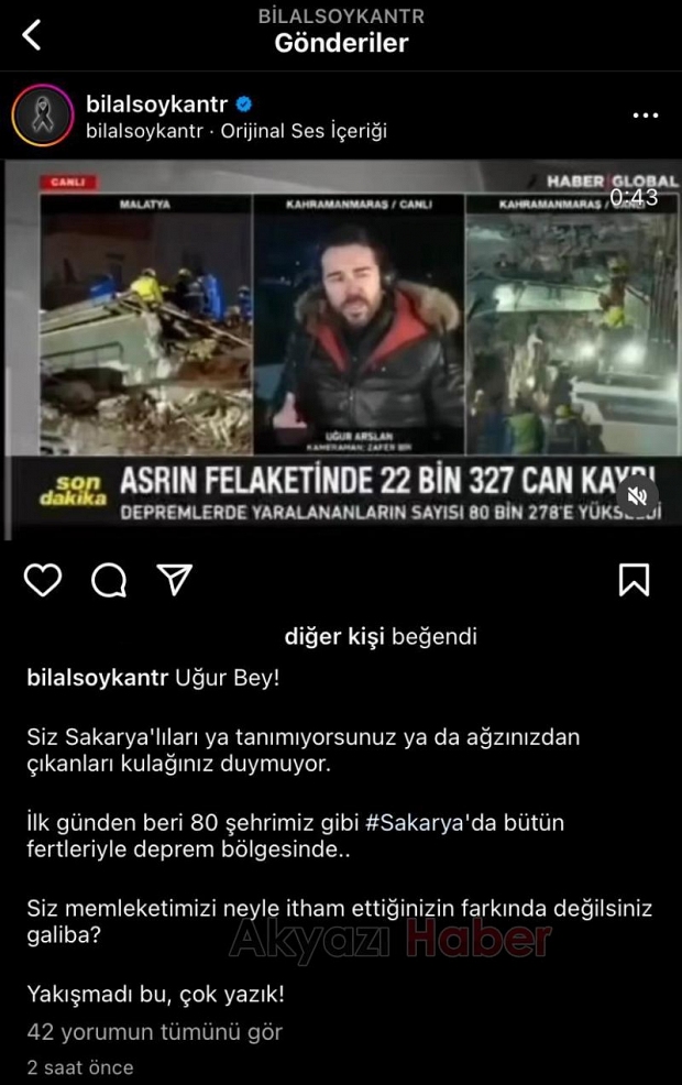 Uğur Arslan’ın ithamlarına tepkiler çığ gibi büyüyor