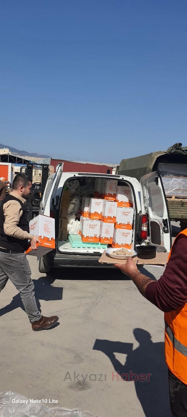 Akyazı Gençlik Derneği'nden Hatay Çıkarması