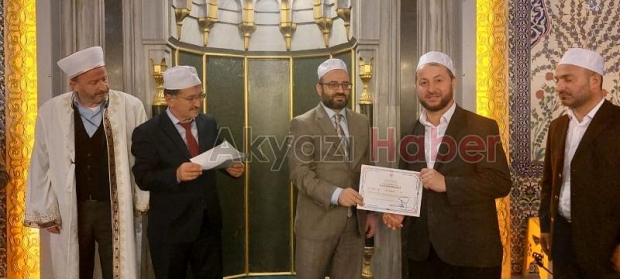 Akyazı'da Ezanı Güzel Okuma Kursu kapanış programı yapıldı