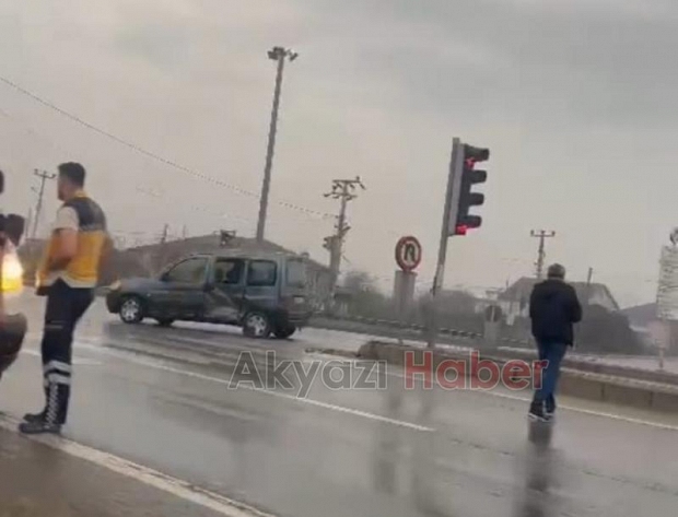 Ormanköy ışıklarında kaza