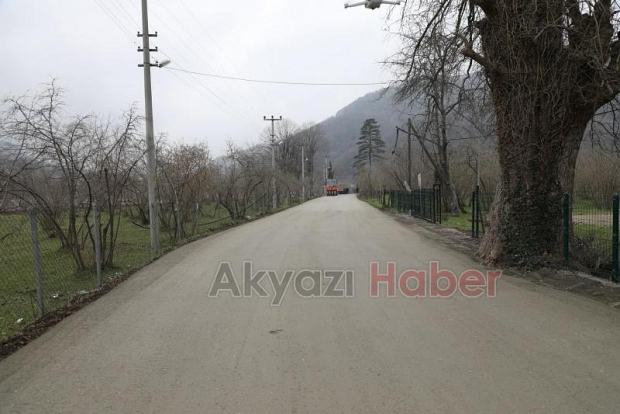 Ballıkaya’da beton yol çalışmaları tamamlandı
