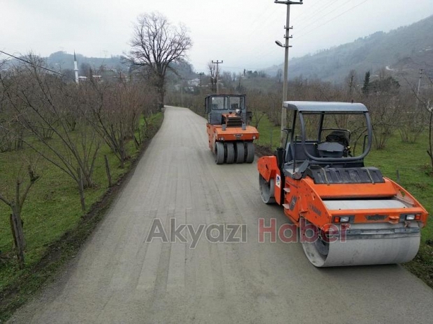 Ballıkaya’da beton yol çalışmaları tamamlandı