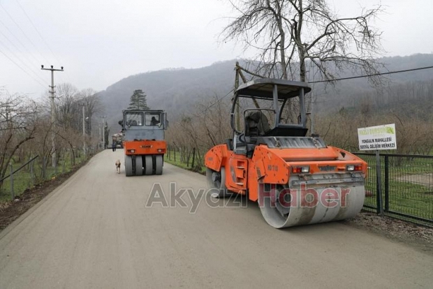 Ballıkaya’da beton yol çalışmaları tamamlandı