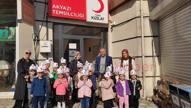 Konuralp Anaokulu'ndan depremzede çocuklar için anlamlı yardım