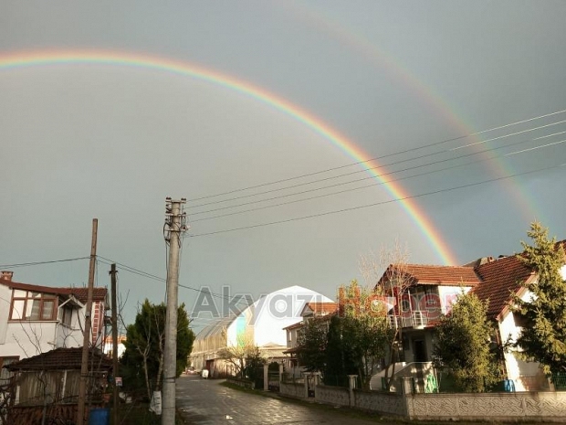 Akyazı'da gökkuşağı