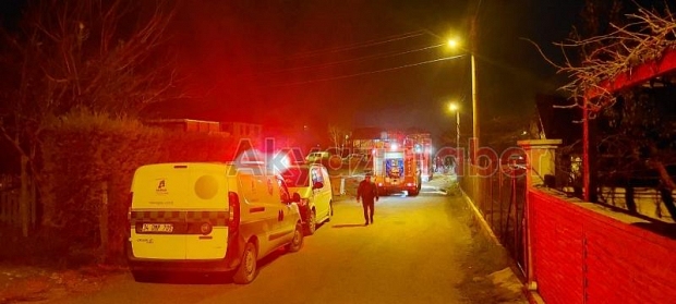 Akyazı'da yangın