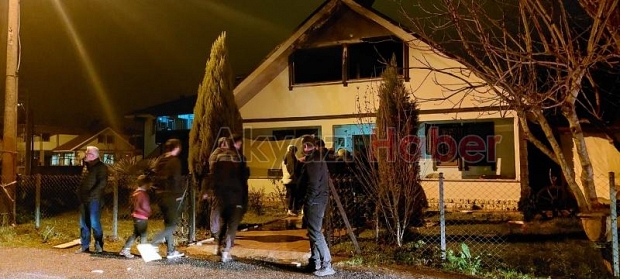 Akyazı'da yangın