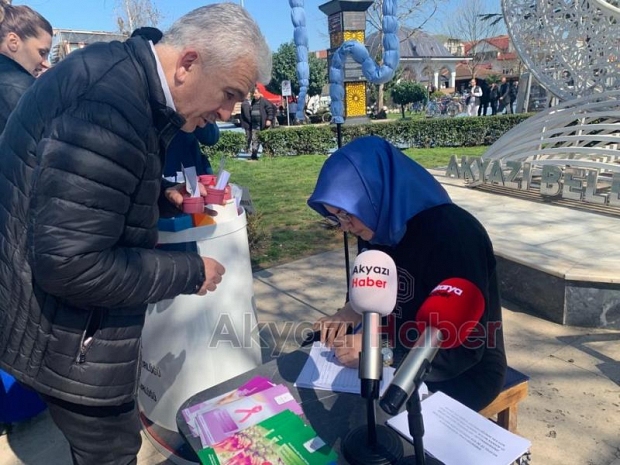 Akyazı'da kolorektal kanseri farkındalık etkinliği