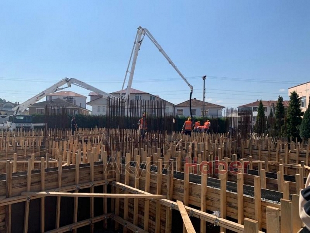 Ömercikler Camii'nin temeli atıldı
