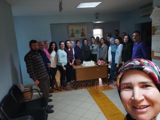 Emekli olan personele veda