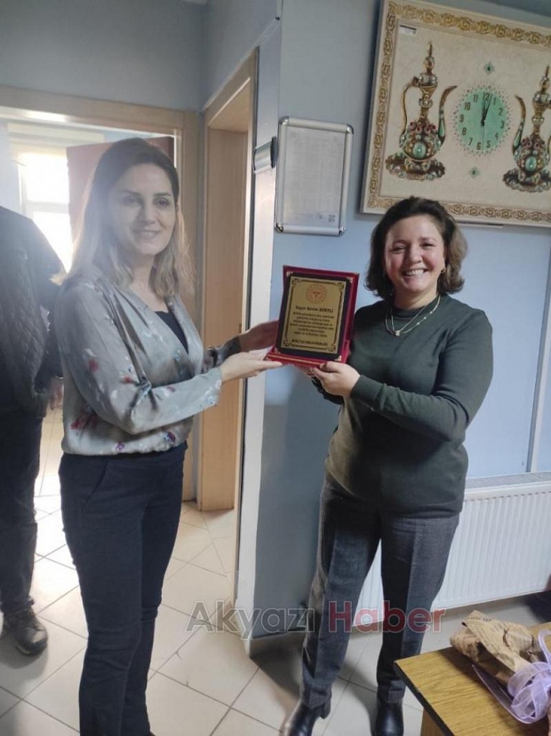 Emekli olan personele veda