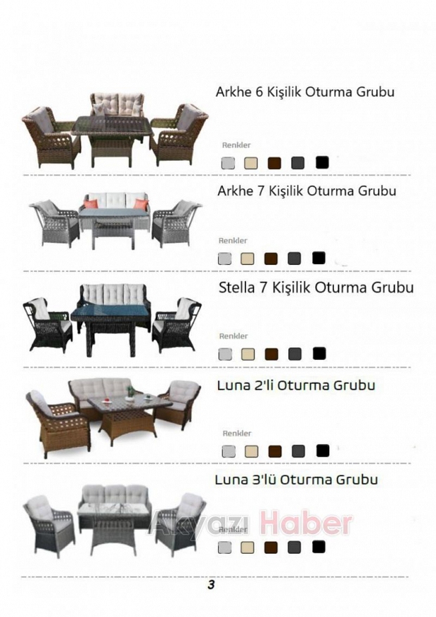 İstanbul Outlet'te Masa Takımların da kampanya