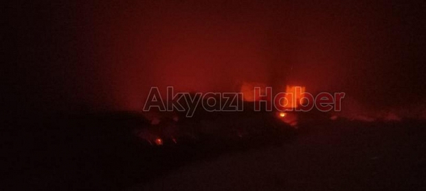 Sultanpınar Yaylası'nda iki ev yandı