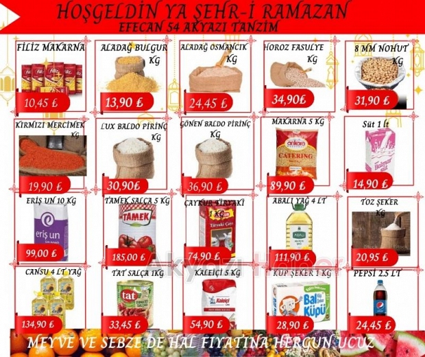 Bu fiyatları incelemeden Ramazan alışverişi yapmayın 