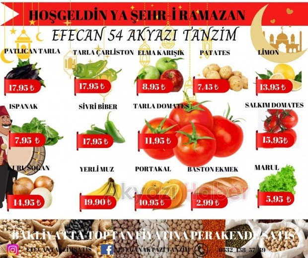 Bu fiyatları incelemeden Ramazan alışverişi yapmayın 