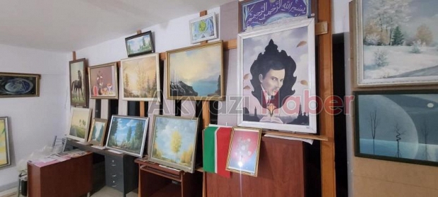Ödüllü ressam Akyazı'da